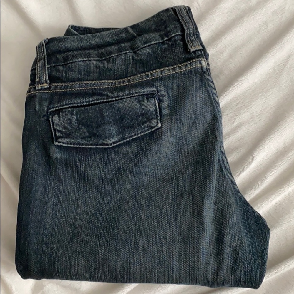 Dark American Eagle straight jeans